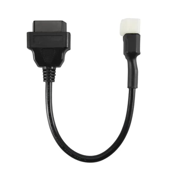 Адаптер OBD2 16-pin на 6-pin для мотоциклов BENELLI, совместим с DELPHI/BOSCH, поддерживает CAN-BUS.