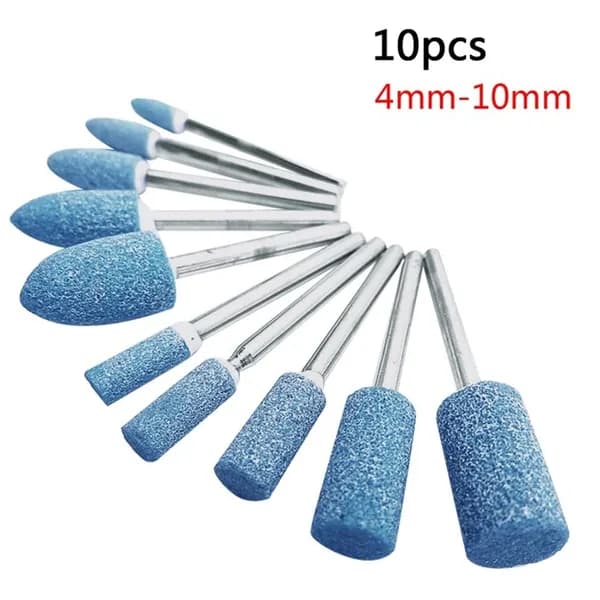 10 полировальных насадок для роторных инструментов Dremel