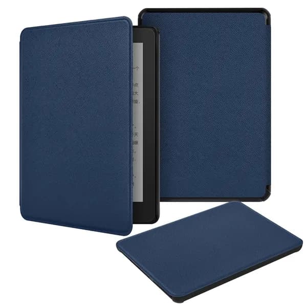 Чехол для Kindle Paperwhite 12-го поколения 2024 года и Kindle Colorsoft Signature Edition, синий, магнитный, автоматическое пробуждение