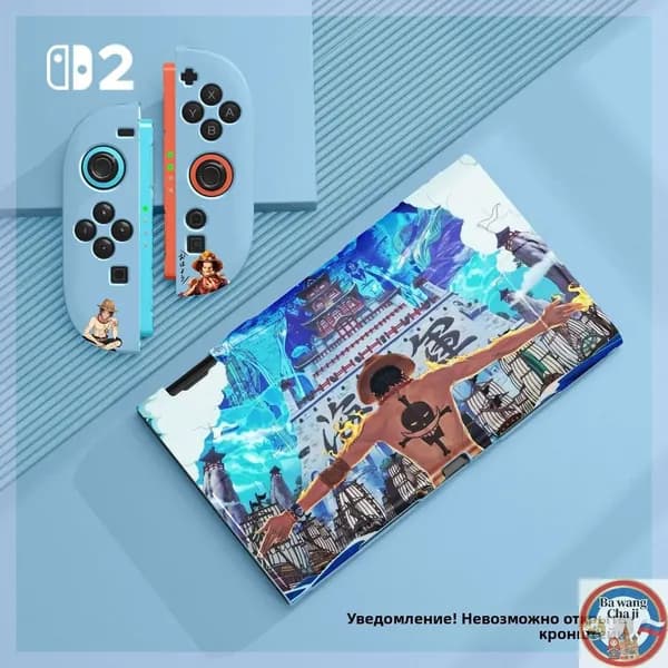 Силиконовый чехол для игровой консоли Nintendo Switch 2,Тема "один кусок"(One Piece)