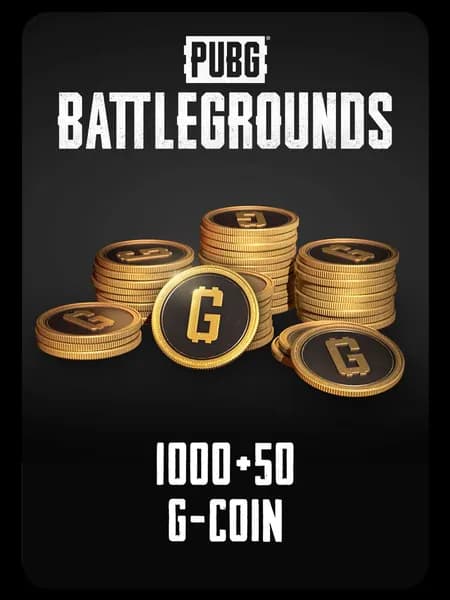 KRAFTON PUBG: Battlegrounds 1000 + 50 G-Coin Игровая валюта