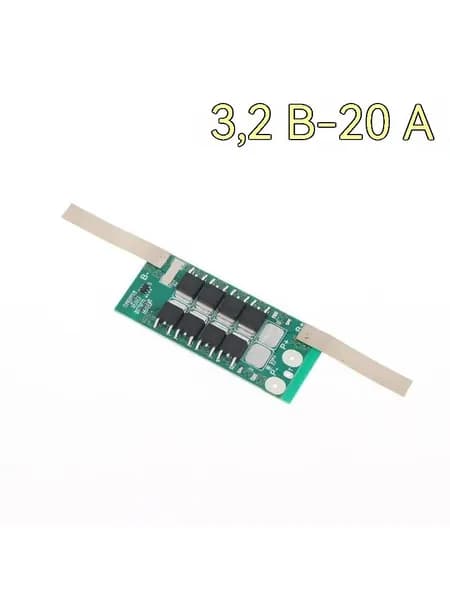 Плата защиты аккумулятора 1S 3,2V 3,7 V Li-ion Lipo LFP4 BMS 5A 10A 15A 20A 25A для солнечного освещения DIY