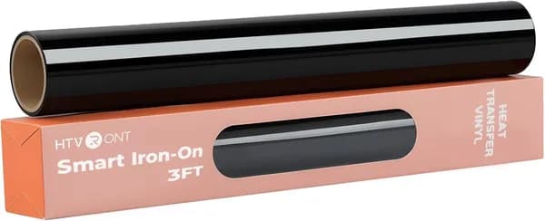 Умная термотрансферная пленка HTVRONT, белая HTV - 13" x 3FT - , совместимая с Cricut Maker и Explore безосновная резка для длинных узоров, легко режется и очищается термо