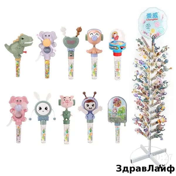 Импортные китайские сладости, детские наборы игрушек с конфетами, фигурные леденцы в ассортименте, отправка случайной модели, подарок для малышей