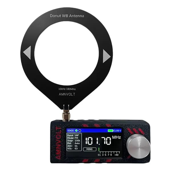 Профессиональное полнодиапазонное радио FM/AM/SSB, стереозвук, регулировка яркости, индикация заряда