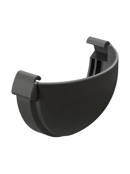 Заглушка желоба LUX D141 Docke Графит, 1шт.