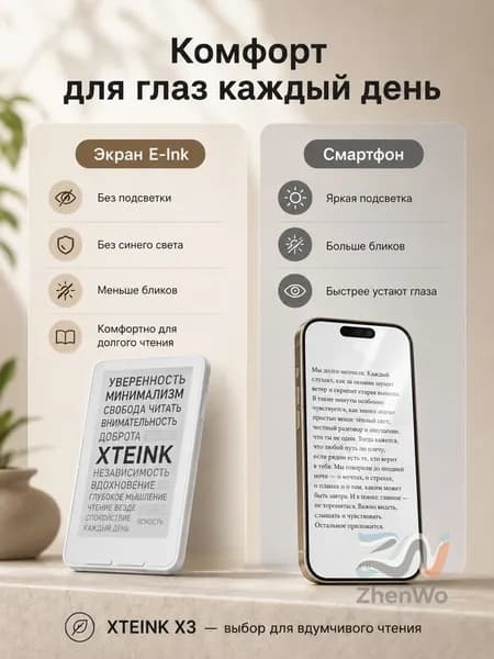 4" Электронная книга XTEINK x3, черный