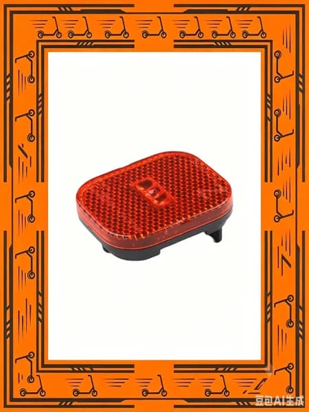 Защитный кожух светофора Ninebot Max G2, пластик, 53x45 мм, красный, легко устанавливается