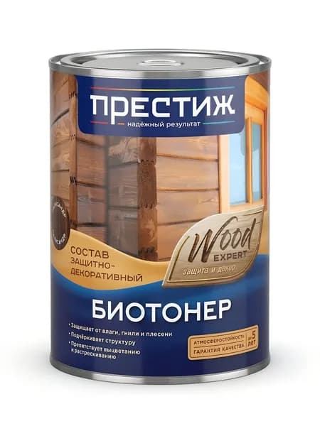 Престиж, Пропитка, для дерева, голубой мрамор, 0.9 л, Биотонер