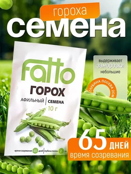 Горох сахарный афильный Fatto