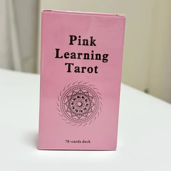 Розовые Обучающие карты Таро,Pink Learning Tarot Cards