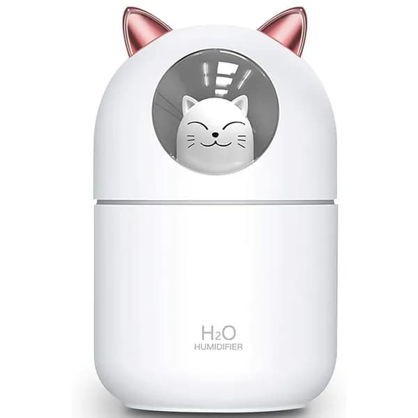 Увлажнитель воздуха Cute Cat Cool Mist для дома ночник для кошек белый