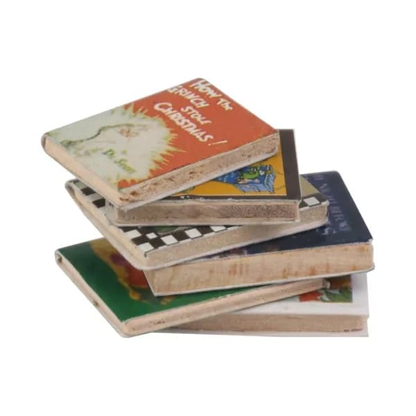 Миниатюрная книга для декора кукольного домика
