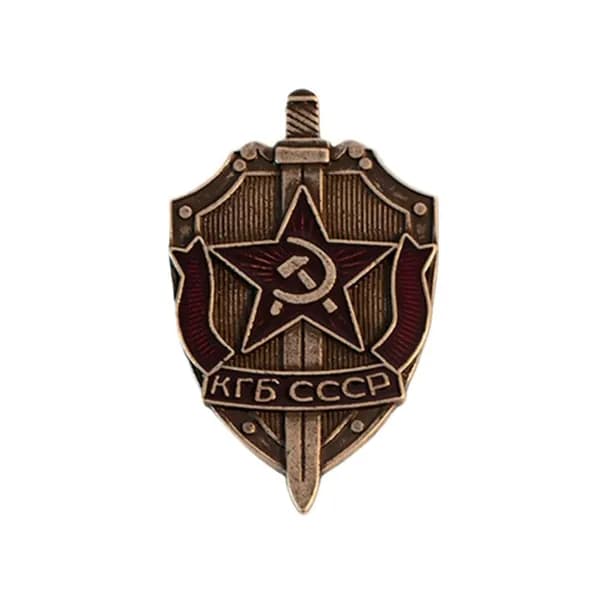 Значок КГБ СССР Сувенир CCCP Молот Красной Звезды - копия