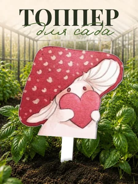Фигурки для сада Грибочек