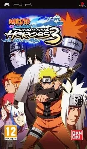 Игра Naruto Shippuden Ultimate Ninja Heroes 3 PSP Диск на PS Portable