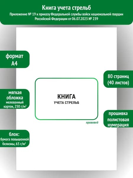 Книга учета стрельб