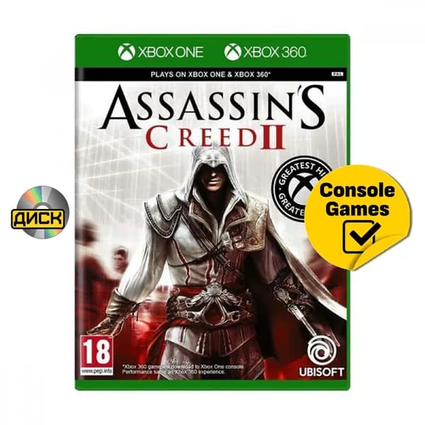 Игра Xbox 360/One Assassin's Creed 2 . (XBox 360, Xbox One