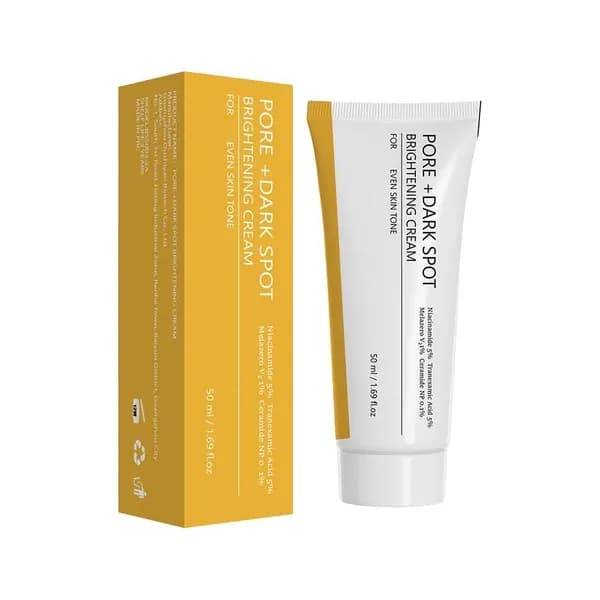 Осветляющий крем для выравнивания тона и микрорельефа Pore and Dark Spot Brightening Cream Lifecosm, 50 мл