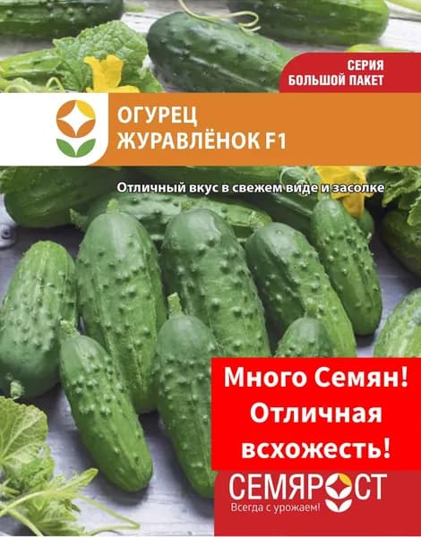Семена Огурец Журавленок F1 0,7г Семярост