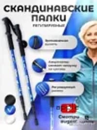 Палки для скандинавской ходьбы 65-135 см