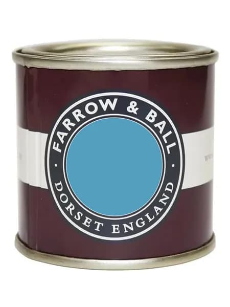 Краска для мебели и декора ультраматовая, меловая краска Farrow & Ball Estate Emulsion цвет 280 St Giles Blue, 100 мл