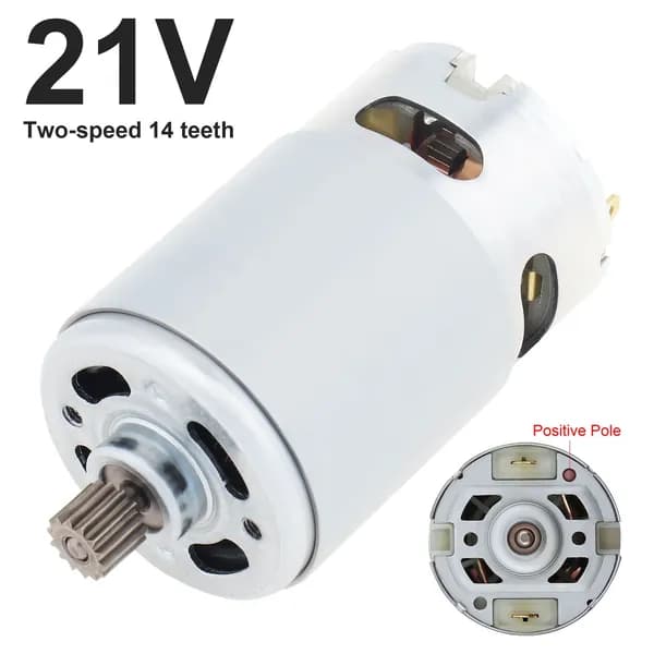 RS550 DC 21V 8,2 мм 14 зубьев 29800RPM Электрический микромотор с для перезаряжаемой ручной пилы / электрической дрели