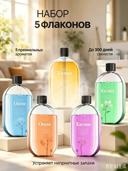 Аромадиффузор ультразвуковой JCSZ00125111810000002522-, желтый, красный