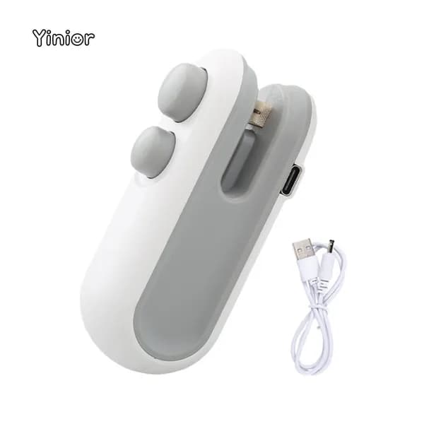 Мини-запайщик пакетов портативный с USB-зарядкой и ножом