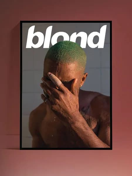 Постер на стену Frank Ocean Blond без рамы (29,7х42см)