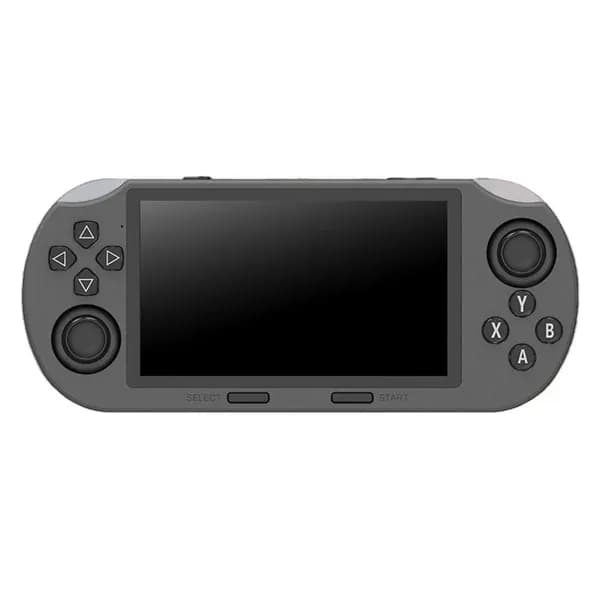Ретро-игровая консоль с 4,5-дюймовым экраном и встроенными играми, Черный