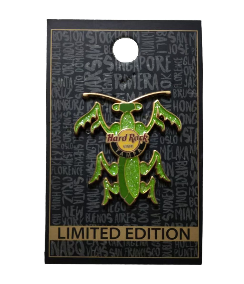 Значок Hard Rock Cafe Tampa 2014 Praying Mantis