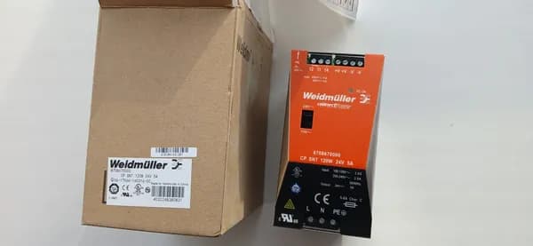 Источник питания регулируемый CP SNT 120W 24V 5A Weidmueller 8708670000