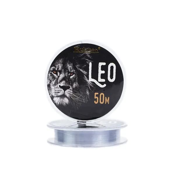 Монофильная леска для рыбалки RUBICON Leo 50 м 0,16 мм (light grey)