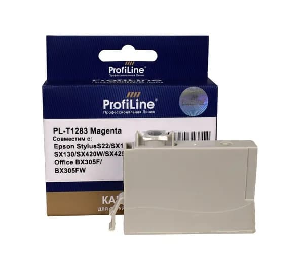 Струйный картридж ProfiLine T1283 для принтеров Epson Stylus S22, SX125, SX130 3,5 мл пурпурный
