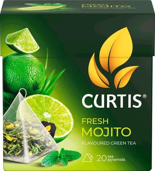 Чай зеленый CURTIS Fresh Mojito, 20пир