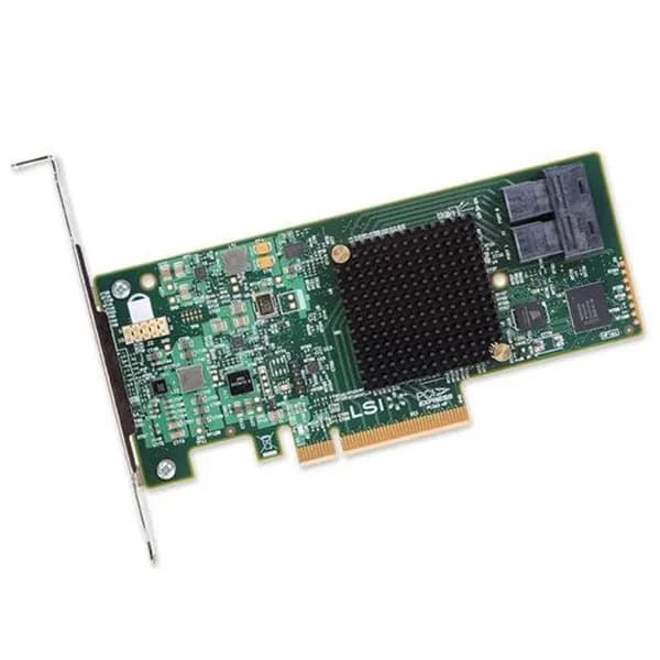 HBA адаптер Broadcom LSI SAS 9300-8I SGL, PCIe 3.0 x8 LP, SAS/SATA 12G HBA, 8port (H5-25573-00)