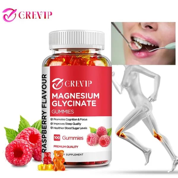 Grevip - жевательные конфеты с глицином магния - способствуют расслаблению, улучшают качество сна, поддерживают когнитивные функции и концентрацию внимания