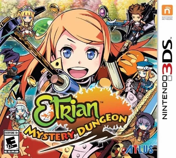Etrian Mystery Dungeon (Nintendo 3DS) Винтаж