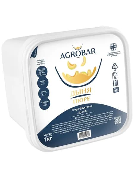 Пюре AGROBAR Дыня замороженное, 1кг