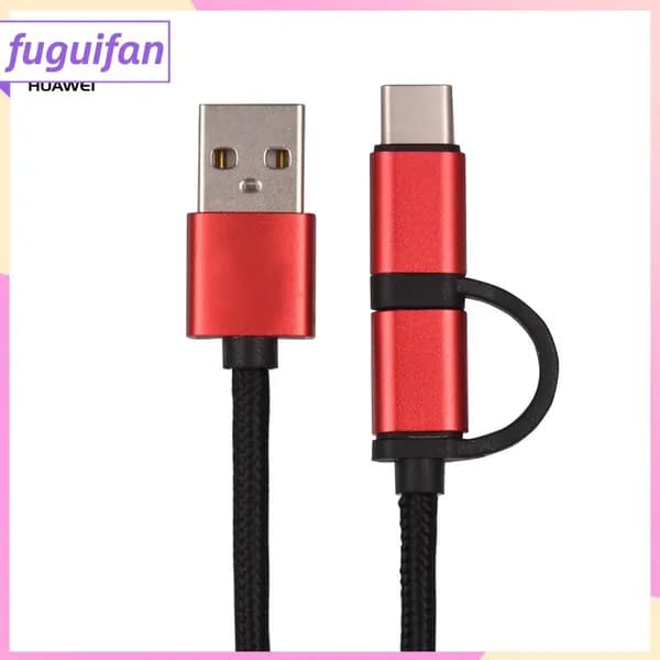 Кабель USB Type-C Huawei 2 в 1, ультра легкий, удобный, для Android