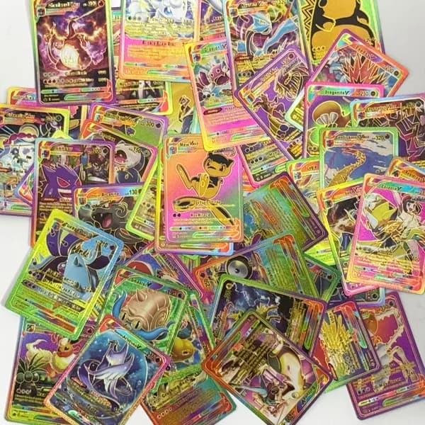 Коллекционные карточки "Pokemon",Покемон карты настольной игры.PVC,55 карт.