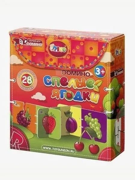 Настольная игра домино Спелые ягодки Rico 3+