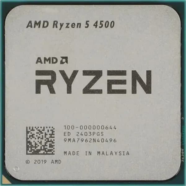 Amd Процессор CPU Ryzen 5 4500 OEM 100-000000644 3,60GHz, Turbo 4,10GHz, Without Graphics, L3 8Mb, TDP 65W, AM4