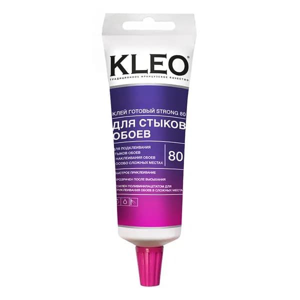 Клей для стыков обоев "STRONG" / Стронг 80 г "KLEO"