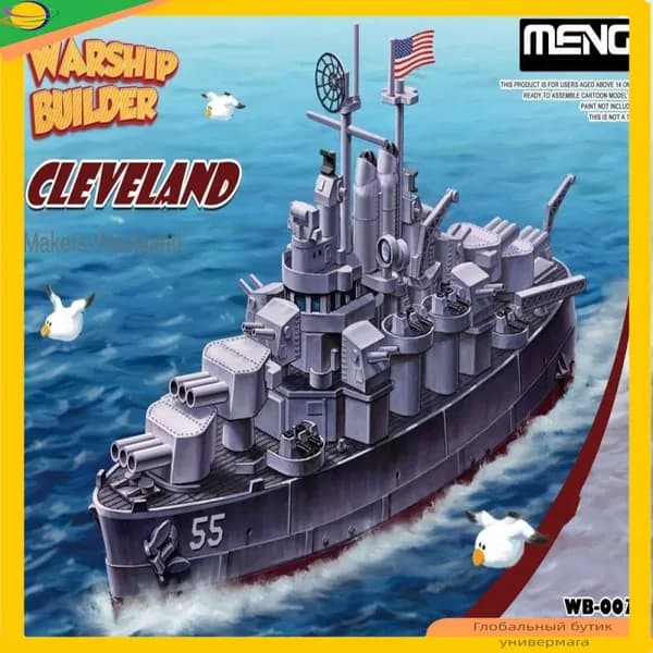 Meng wb-007 Cleveland сборная модель корабля Q-Версия