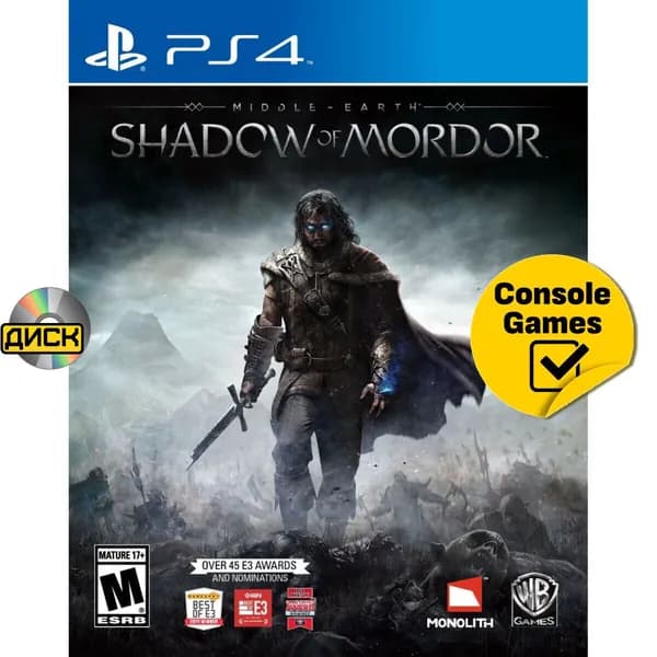 Игра PS4 Shadow Of Mordor (Тени Мордора) (PlayStation 4, Русские субтитры)