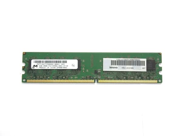 Оперативная память DIMM DDR2 DDR2, 800 МГц, 1 x 2 ГБ (MT16HTF25664AZ-800H1)