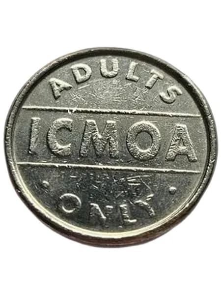 Жетон для торгового автомата по продаже сигарет ICMOA (IRISH CIGARETTE MANUFACTURERS ASSOCIATION). Ирландия