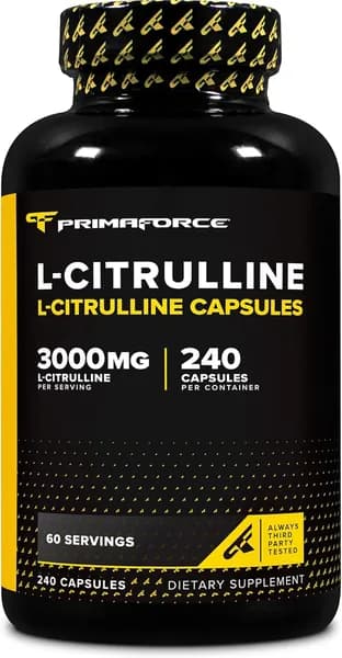 Primaforce L-цитруллин 3000mg, 240 капсул, 60 порций